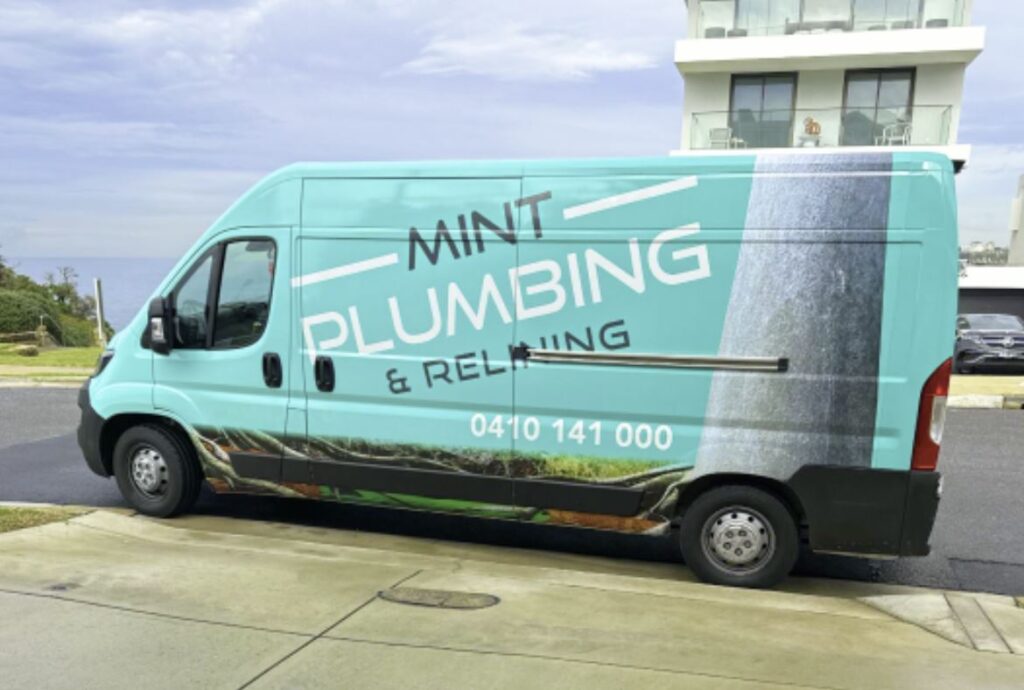 mint-plumbing-van